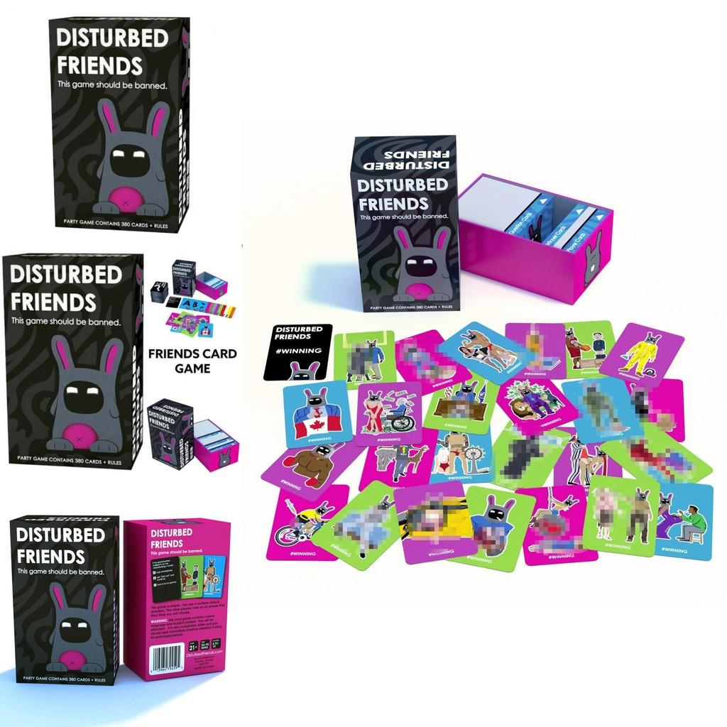 Смущенные друзья Антигуманная карточная игра для взрослых и детей Семейное веселье для вечеринок