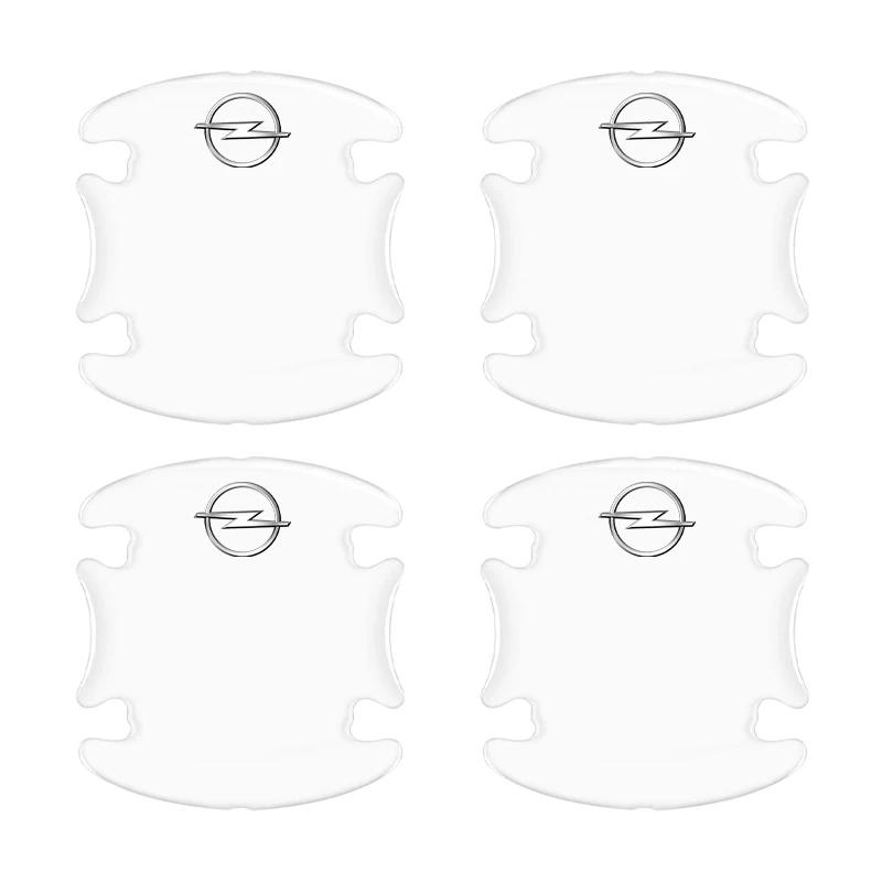AADZ1 4/8pcs Universal invisible anti-collision strips for car door handles For Opel Insignia Astra Antara Meriva Zafira H G Corsa