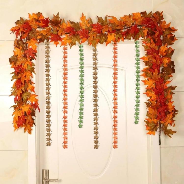 3 рулона лент с кленовыми листьями, зеленые, коричневые, оранжевые, декоративные ленты, ленты для рукоделия, лента для упаковки подарков, осенние ленты