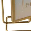 Modern Metal Photo Frame Rotating Photo Frame Ornament Elegant   Living Room