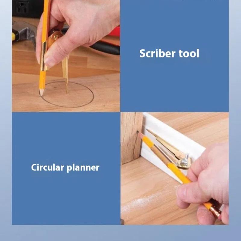 Новый контурный компас, разметочная машина, деревообрабатывающий прецизионный компас-рейсмус, домашний монтажный инструмент, DIY аксессуары