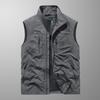 Весенне-осенний мужской повседневный тонкий уличный жилет с множеством карманов
