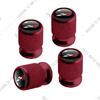 Car CNC Aluminum Race Flag Emblem For Seat Leon Ateca Ibiza Toledo Cordoba Born Cupra 4pcs Tire Valve Air Port Stem Cover Caps