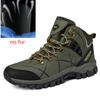 Мужские походные ботинки на шнуровке, модные, теплые, теплые, зимние ботинки, кроссовки для походов на открытом воздухе, мужские водонепроницаемые, для скалолазания, спортивная обувь для мужчин