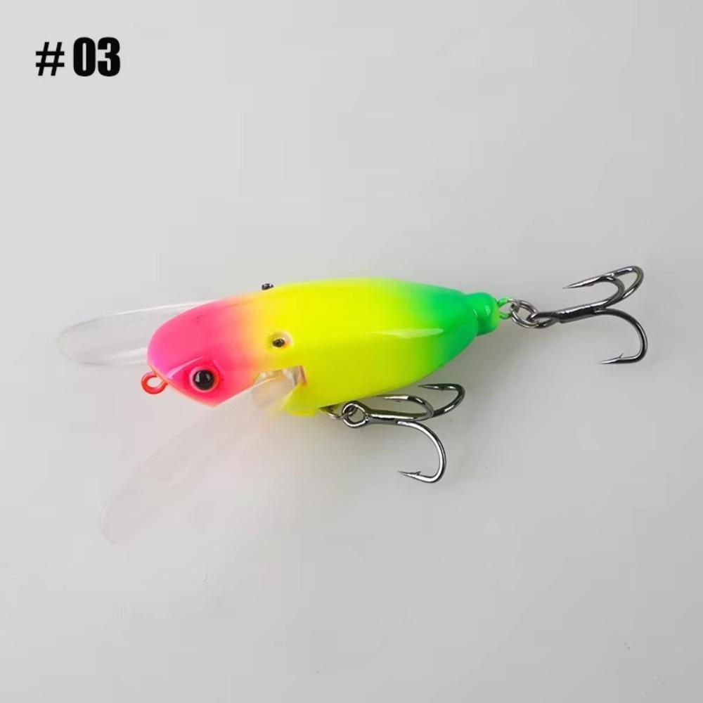 Noisy Design Topwater Fishing Lure Floating Type Insect Fishing Lure Floating Hard Bait  For Bass