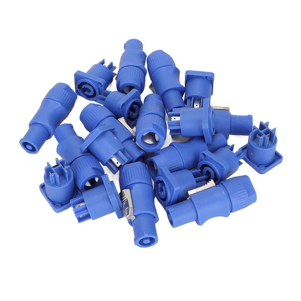 10 комплектов 3-контактного силового разъема Профессиональный штекер силового кабеля для сценического освещения для светодиодного большого экрана, динамика