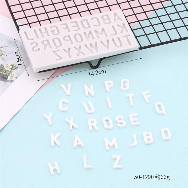 DIY Handmade Силиконовая Сахарная Форма для Торта Декор Для Вечеринки Подарки Сахарная Цифровая Буква Украшения Торта Сделай Сам Домашний Декор 26 Букв Бусины