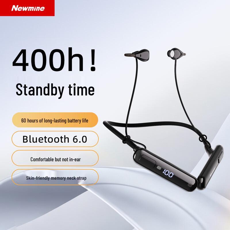 Спортивные Bluetooth-наушники Newman C66 с зажимом для уха и шейным ободком