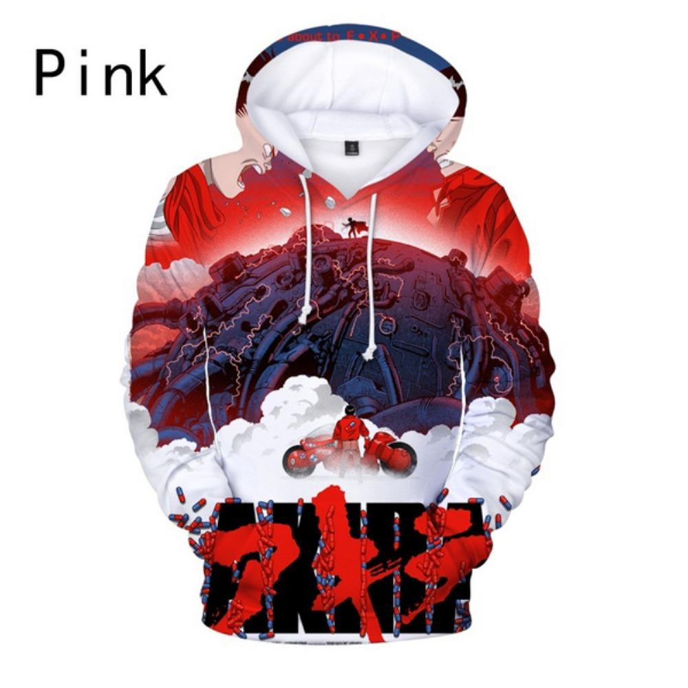 Крутые аниме Акира 3D толстовки мужские толстовки с длинным рукавом осень зима пуловеры топы