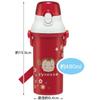 Skater Children's Water Bottle, 480ml, Direct Drinking, Plastic, One-Touch Operation, Dishwasher Safe, Made in Japan, Ghibli Totoro, Mei's Lunch Box,
