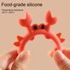 Silicone Spatula Rack Crab Shaped Heat-Resistant Pot Clip Spoon Rest Stove Top Spatula Holder Anti Scalding Overflow Pot Holder