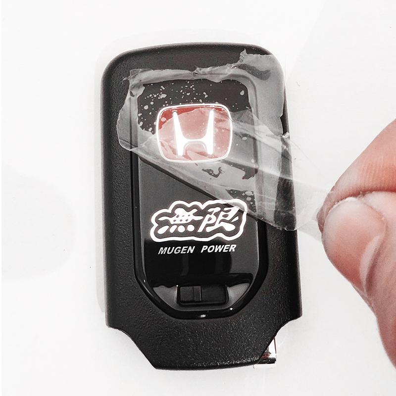 AYE1 1ocs Car Key Fob Pocket Cover Case For Honda Fit Jazz Civic CR-V HR-V Accord Jade Crider Odyssey Remote Protector Accessories