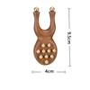 Handheld Wooden Nose Scraping therapy Antistatic Handheld Comb New Brass Bead Comb  Nose Relaxation