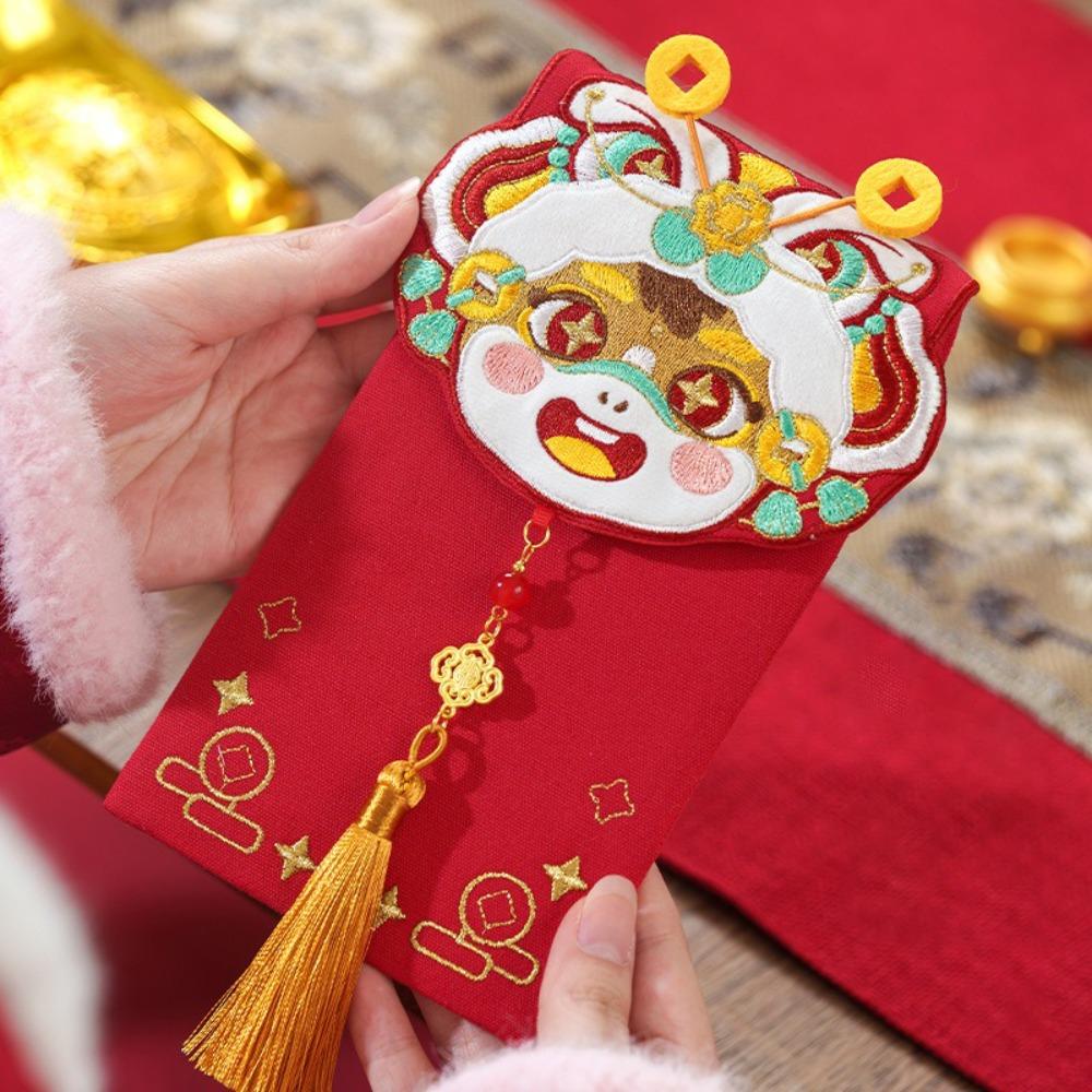 Traditional Thickened Money Envelopes Cartoon Horse Hongbao Red Envelopes  New Year Celebration