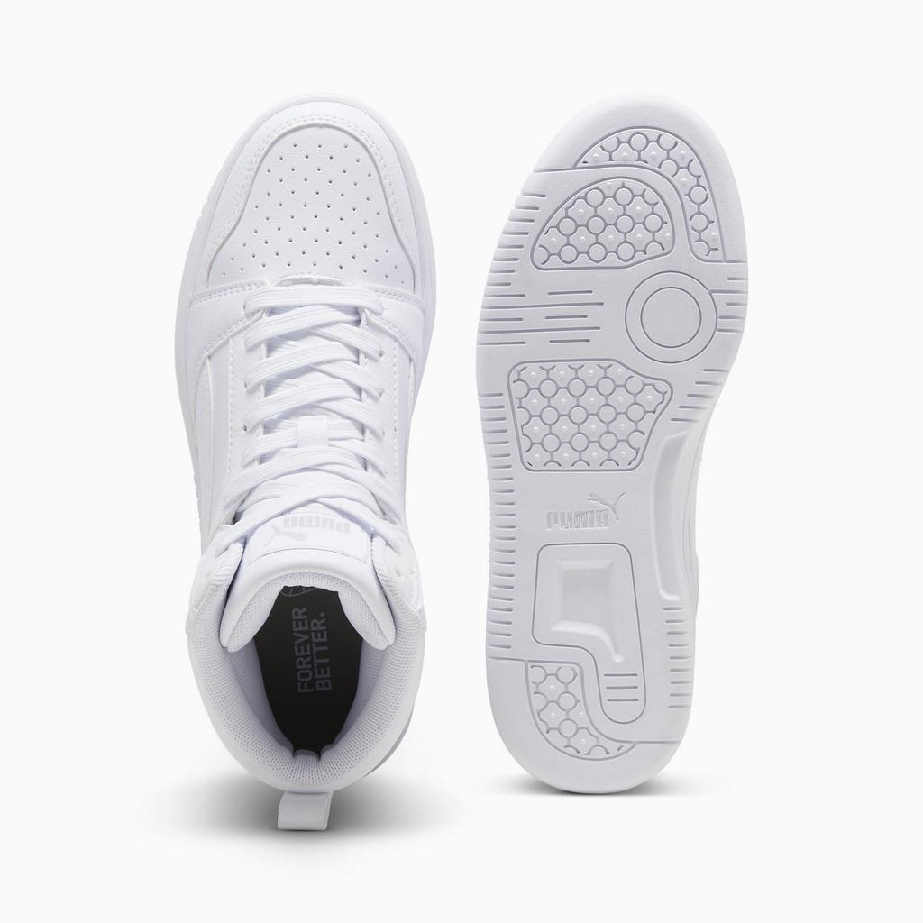 Puma Rebound V6 Mid Jr Children' Sports Shoes White 39383105 R 35.5