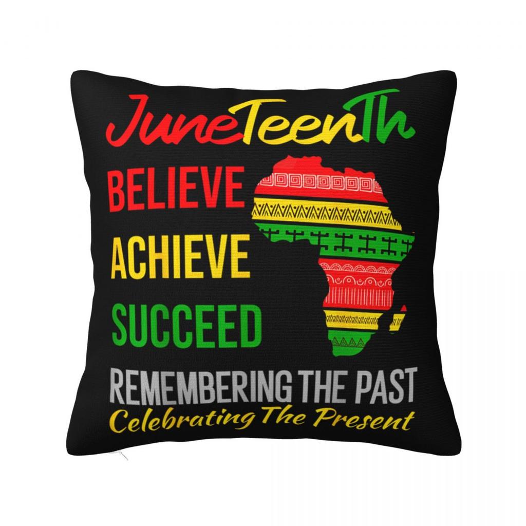 Наволочка 'Сердцебиение Черноты' Juneteenth, Чехол для Подушки из Полиэстера, Декор, История Чернокожих, Африканская Америка, Декоративная Наволочка для Подушки, Постельное Белье