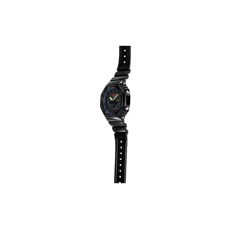 Casio Повседневные универсальные кварцевые часы Мужские часы Черные GA-700RGB-1A