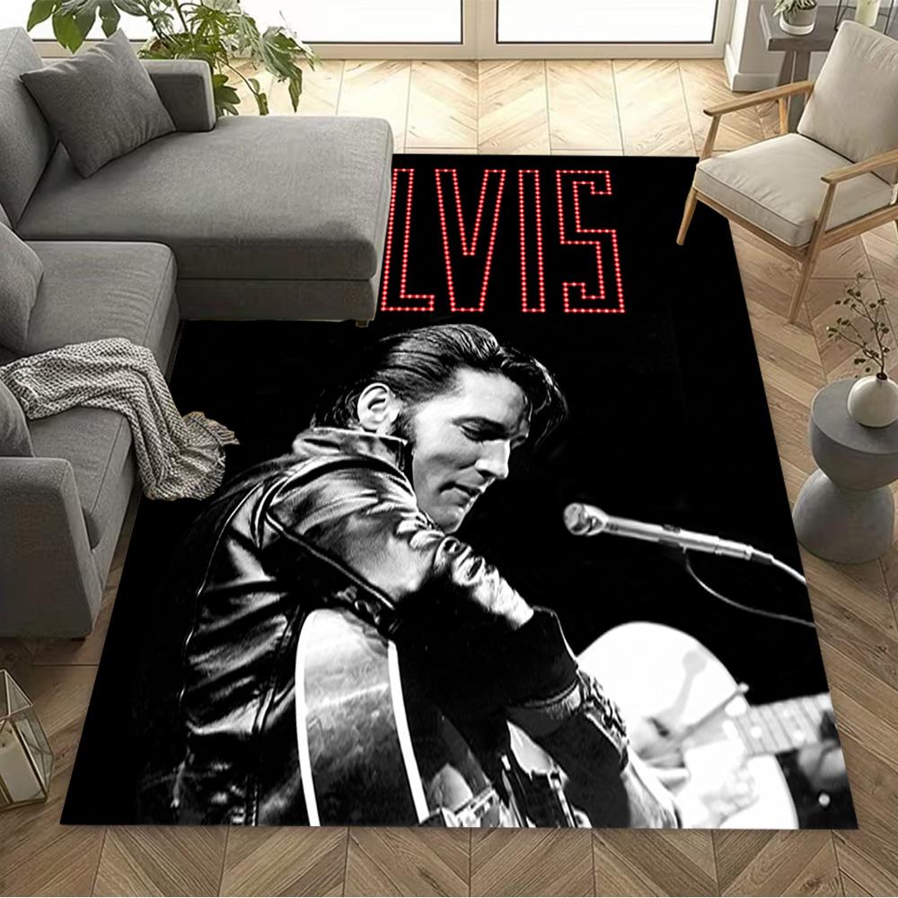 Elvis Presley's Iconic Jacket Floor Mat Perfect for Study room Playrooms Dining Room Entryway Antislip Carpet Anime Office Decor Wedding Party Gift