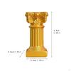 Classic Greek Statue,Mini Pillars ,Resin Crafts Household Office Desktop Decor,Garden Banquet Resin
