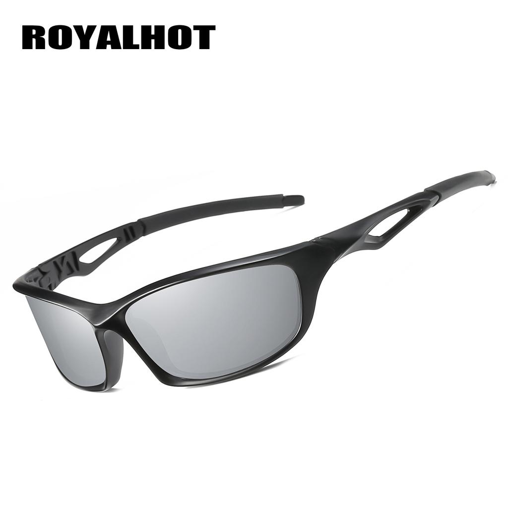 Royalhot Поляризованные спортивные солнцезащитные очки унисекс с полой оправой, винтажные солнцезащитные очки, очки в стиле ретро, солнцезащитные очки, UV400