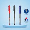 12pcs 0.7mm Oil-based Gel Pen Office Bill Pen Black and Blue Ballpoint Pen