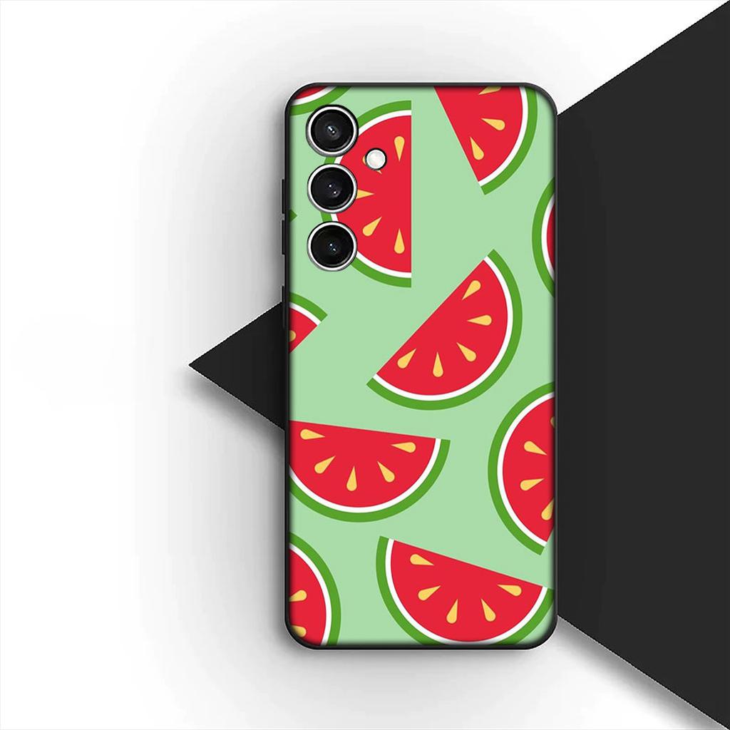 Cover for Samsung Galaxy S10 S8 S9 Plus A33 A34 A31 70 A71 A72 Note 20 9 8 S10E Phone Case Watermelon Fruit Strawberry Summer
