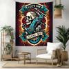 Tattoo Style Wall Decor Tapestry Art For Pet Memorial Birthdaywedding Party Backdrop Family Gift