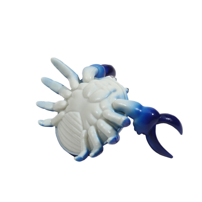 Creative Crab Weightlifting Pen Holder Creative Cute Crab Shelf Cellphone Storage Bracket Storage Rack Crab Model Desktop Ornament