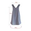 Cotton Linen Baking Cooking Aprons Solid Color Work Clothes Cross Back Apron  Kitchen Accessories