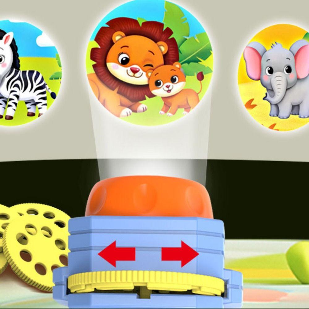 Cognition Baby Projector Torch 24 Patterns Children Luminous Toys  Before Bedtime