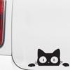 14CM*6.2CM Funny Car Styling Vinyl Car Sticker Surprise Cat Peeking Vehicle Decal