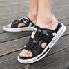 Модные мужские сандалии Противоскользящие Универсальные пляжные туфли Новые летние шлепанцы Защита от запаха Двойного назначения Мужская мода Водонепроницаемые Крутые шлепанцы