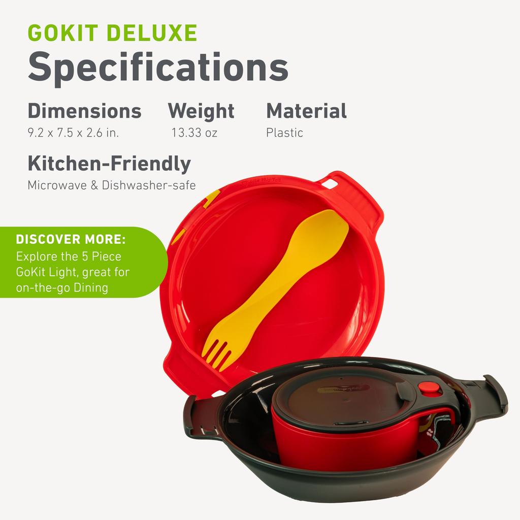 Humangear GoKit 7 Tools Легкий походный набор с переносными изолированными походными принадлежностями и зубочистками Идеально подходит для кемпинга на ходу Делюкс Чашка,