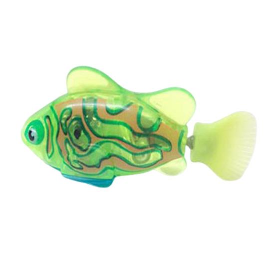 Электрическая игрушка «Плавающая рыба» с реалистичным движением и звуком, водонепроницаемая, светодиодная подсветка, интерактивная