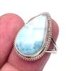 Кольцо в подарок из стерлингового серебра 925 пробы с драгоценным камнем ларимаром Natural Republic S.7 V7i40