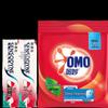 Набор Sensodyne Зубная паста и OMO Стиральный порошок
