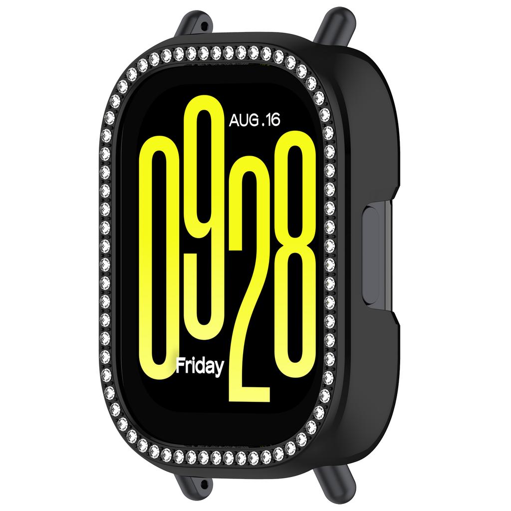 Для Xiaomi Redmi Watch 5 Active Чехол для часов Декор стразами Полый Гальванический ПК Чехол для часов