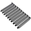 10Pcs Black Pci Slot Cover Dust Filter Blanking Plate Hard Steel
