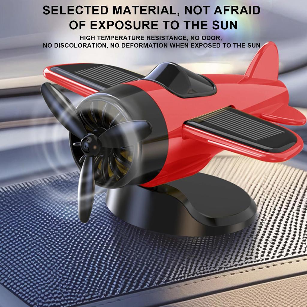 Dgayaeic Solar Powered Car Decor | Dashboard Decor | Spinning, Drifting, Fans Collectors Item for Men and Women Driver