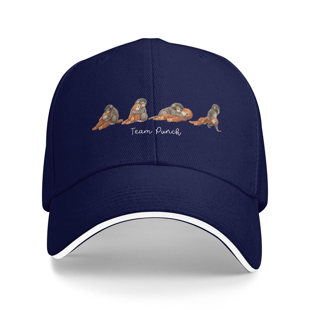 Summer Casual Baseball Cap Team Punch Baby Monkey Punch Running Hippie Hip Hop Hats For Men Adult Sunscreen Classic Snapback Cap