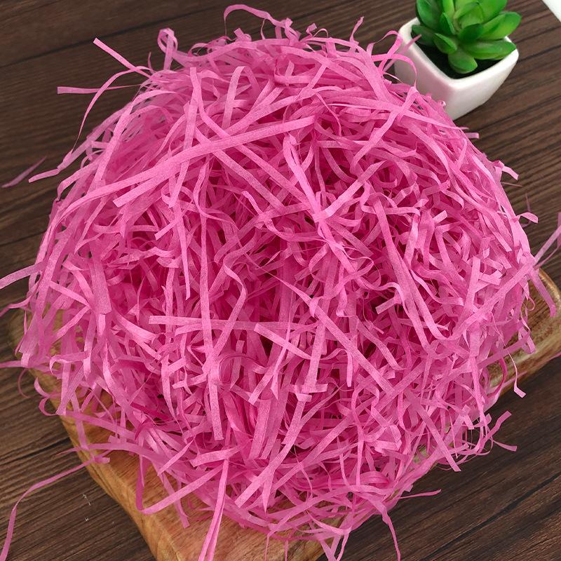 100G-1800G Colorful Crinkle Paper Raffia Shredded Confetti Gift Box Filler Decoration Wedding Party Gift & Basket Packaging