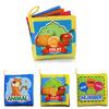 Soft Cloth Baby Hand Books Cartoon Toys Intelligence Developing Educational Toys for Children Puzzle