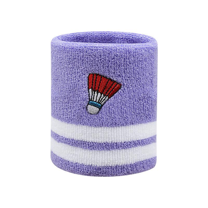 Cross-border Professional Badminton Cotton Sweat-absorbing Wristband for Tennis & Running - Sports Protective Gear for Men & Women