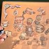 3D Наклейки 'Медвежонок из масла' Желе: Очаровательные мультяшные украшения для телефона