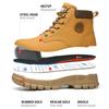 Labor Insurance Shoes Men's Waterproof Oil Abrasion-resistant Non-slip Work Shoes Steel-toed Shoes Safety Shoes Work Boots
