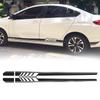 1 Pair Car Side Strip Stickers Racing Stripes Graphic Decal Sticker Auto Exterior Accessories Body Decoration Stickers