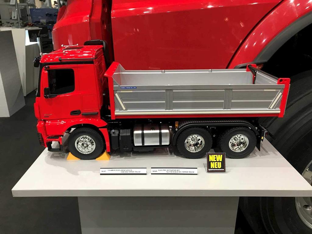 Tamiya Электрический радиоуправляемый большой грузовик серии Arocs 3348 самосвал 300056357 1/14 № 57 Mercedes-Benz 6×4
