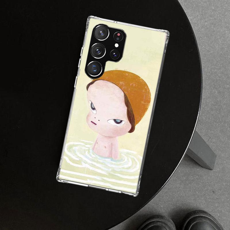 Чехол для телефона Y-Yoshitomo Nara для Samsung Galaxy S26 S25 Edge S24 S23 Ultra S22 Plus S21 FE S20 + Художественный персонализированный Fundas Gala