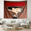 Mr.-Bean Print Tapestry, Backdrop, Easy Setup, Ideal for Bedroom, Office & Living Room, with Aesthetic Wall Hanging Decor.