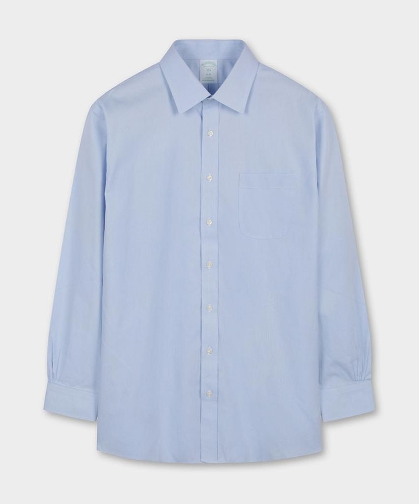 BROOKS BROTHERS Рубашка-платье Ainsley с узором "гусиная лапка", не требующая глажки (Светло-синий) (Bbtsmf0254)
